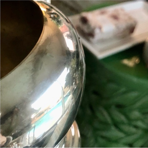 Vintage Silver Plate Ornate Handle Creamer & Sugar - Picture 5 of 7